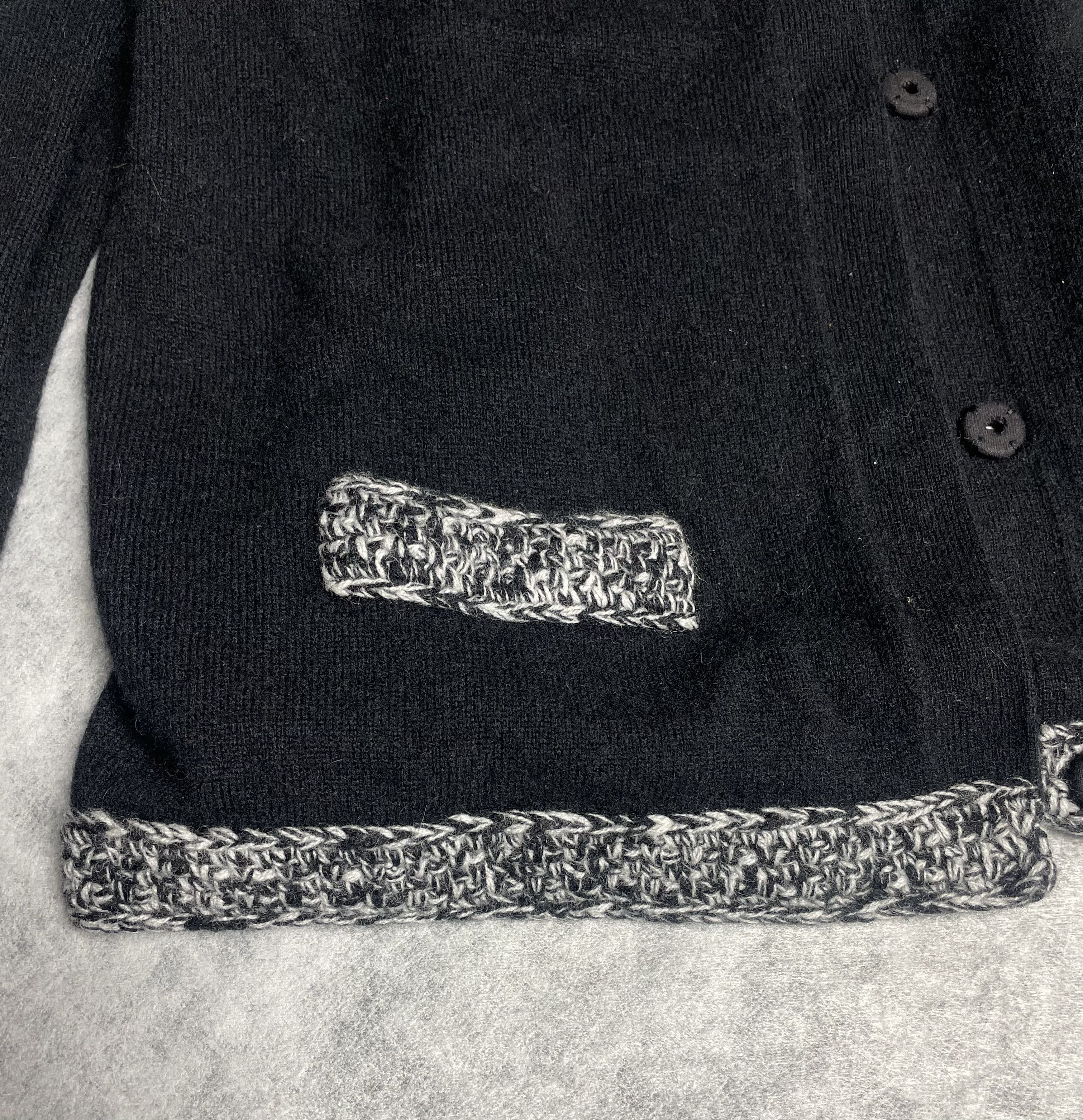Other FFC Wool Cashmere Black Cardigan Size S Size S / US 4 / IT 40 - 7 Thumbnail