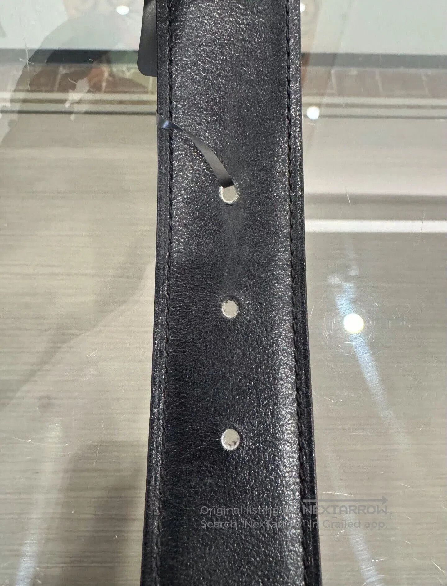 Hermes Hermes Black & Chocolate H Buckle Belt 85. Size ONE SIZE - 6 Thumbnail