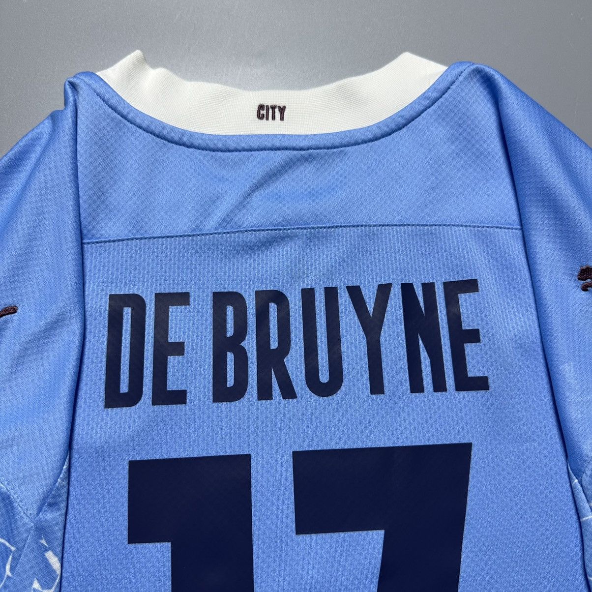 Puma MAN CITY PUMA 2020/2021 FOOTBALL HOME JERSEY #17 DE BRUYNE Size US M / EU 48-50 / 2 - 12 Thumbnail