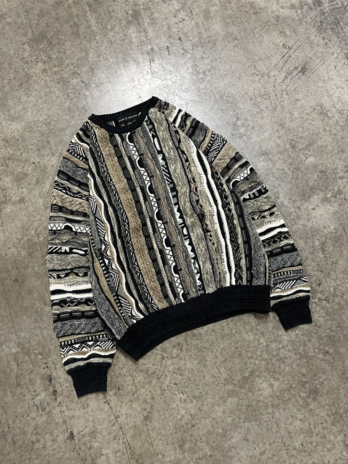 Coogi × Vintage Coogi style 3D knit textured sweater rare streetwear hype Size US XL / EU 56 / 4 - 3 Thumbnail