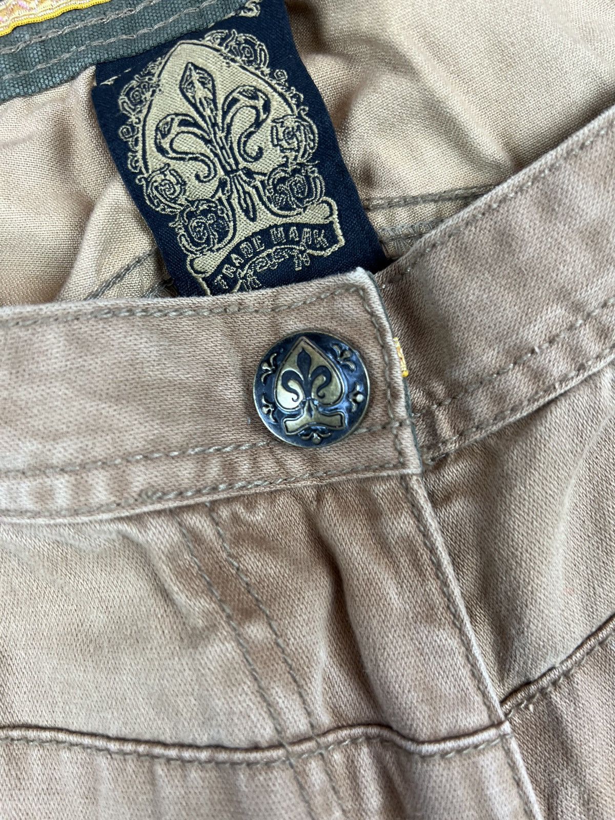 Vintage Vintage Nine Lives Grunge Punk Western Y2K Japanese Pants Size 31" - 8 Thumbnail