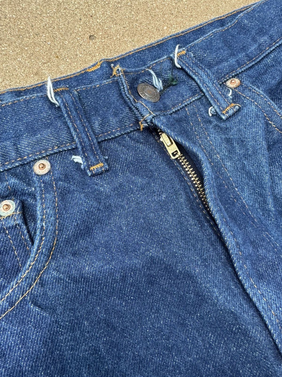 Levi's Vintage 70’s Levi’s 517xx Red Tab Bootcut Flare Jeans 29x31 Size US 29 - 4 Thumbnail