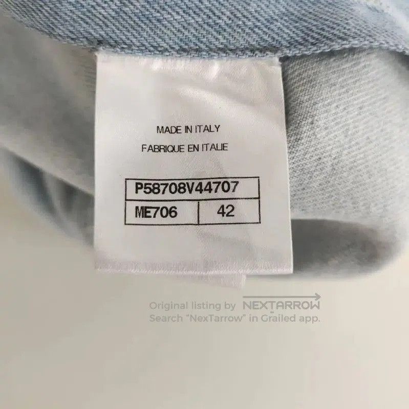 Chanel Chanel Light Blue Cotton Jacket for Women . Size XL / US 12-14 / IT 48-50 - 4 Thumbnail