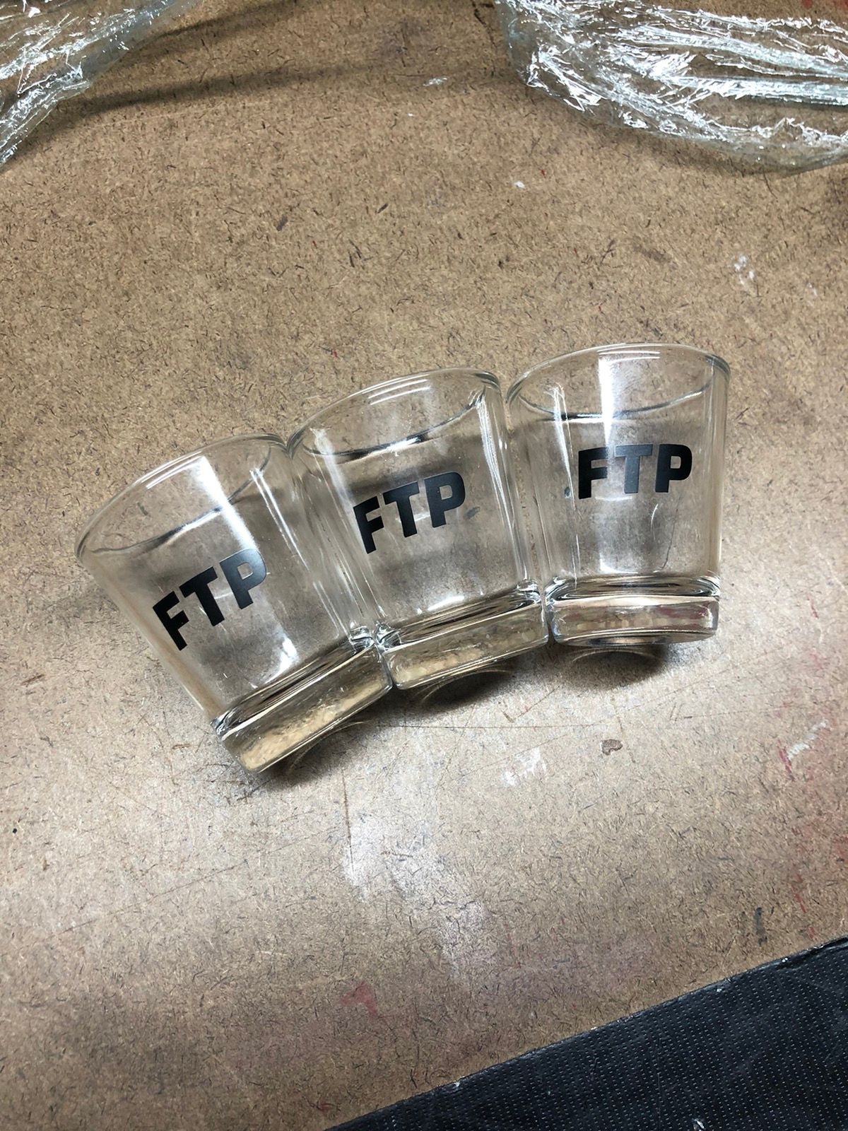 Pre-owned Fuck The Population Ftp Shot Glasses In Black