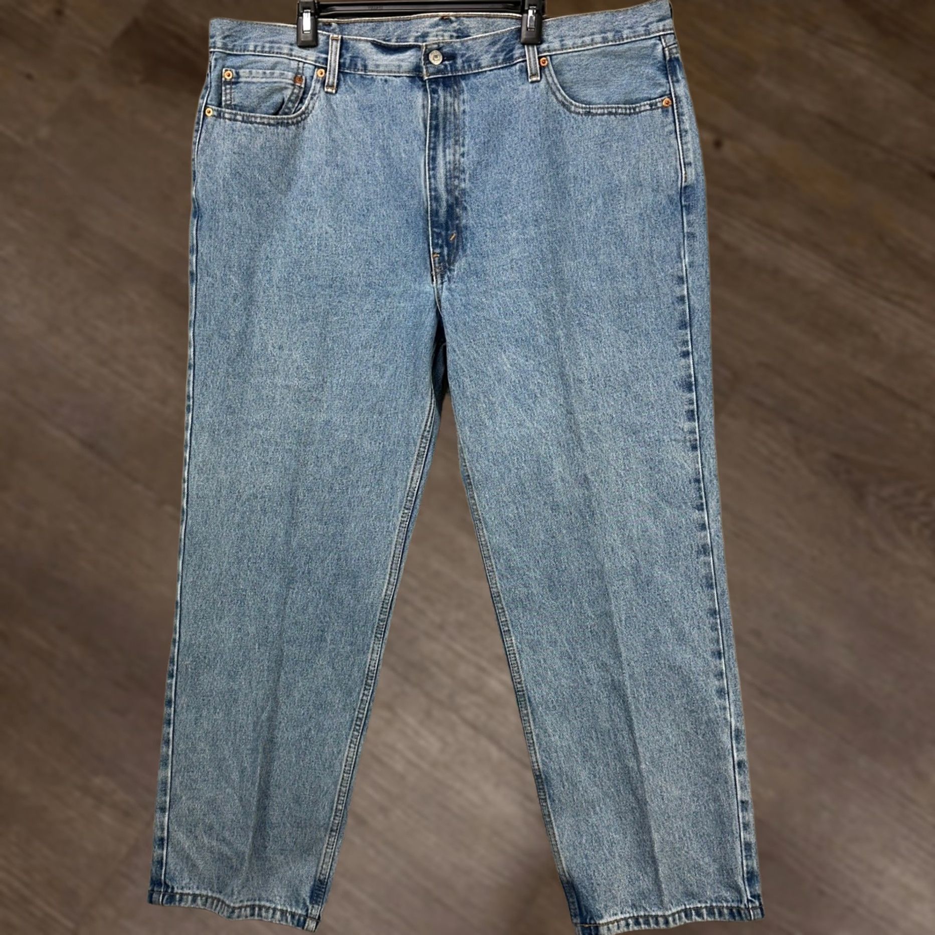 Levi's Levi's 550 Jeans 44X30 Blue Red Tab 5 Pocket Denim Pants Straight Adult Mens Regular Slim Casual Vintage: No, 550 Size US 44 / EU 60 - 1 Thumbnail