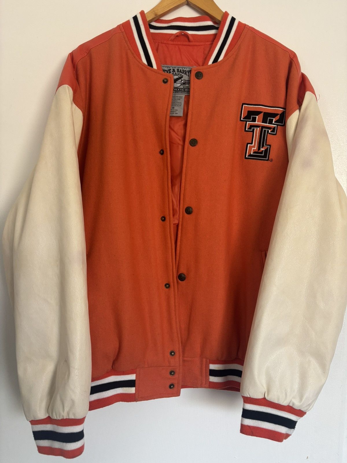 Vintage Vintage 90’s-00’s Texas Tech Varsity Jacket Size US L / EU 52-54 / 3 - 1 Thumbnail