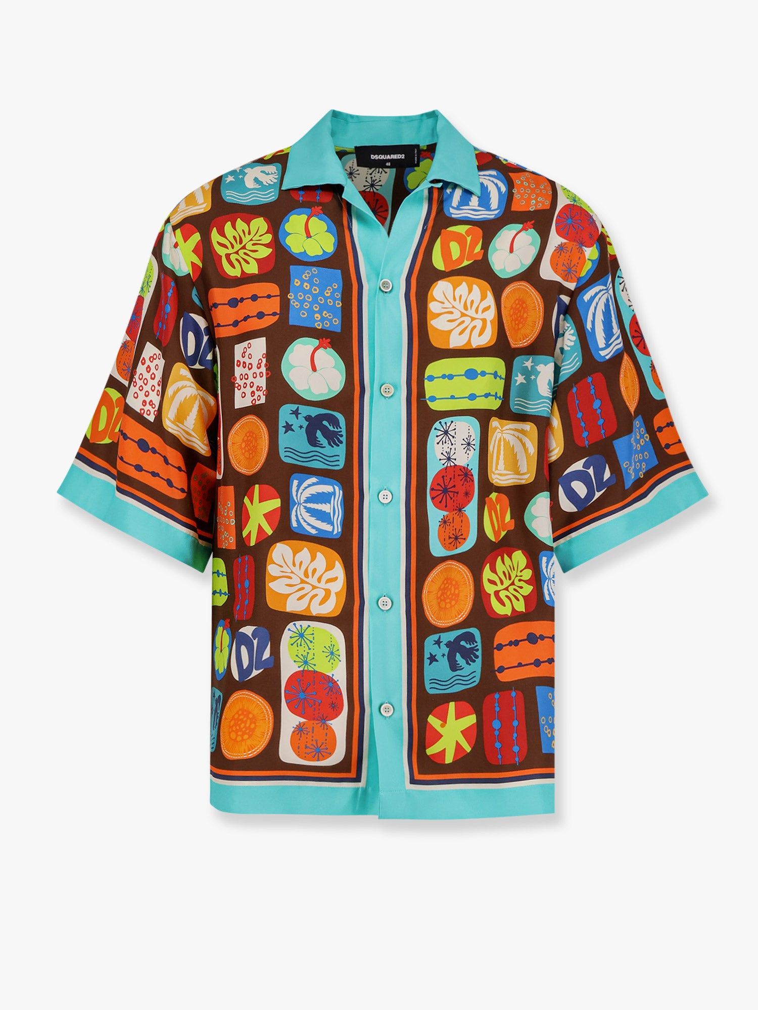 Dsquared2 Dsquared2 Summer Lovers Oversized Linen Shirt