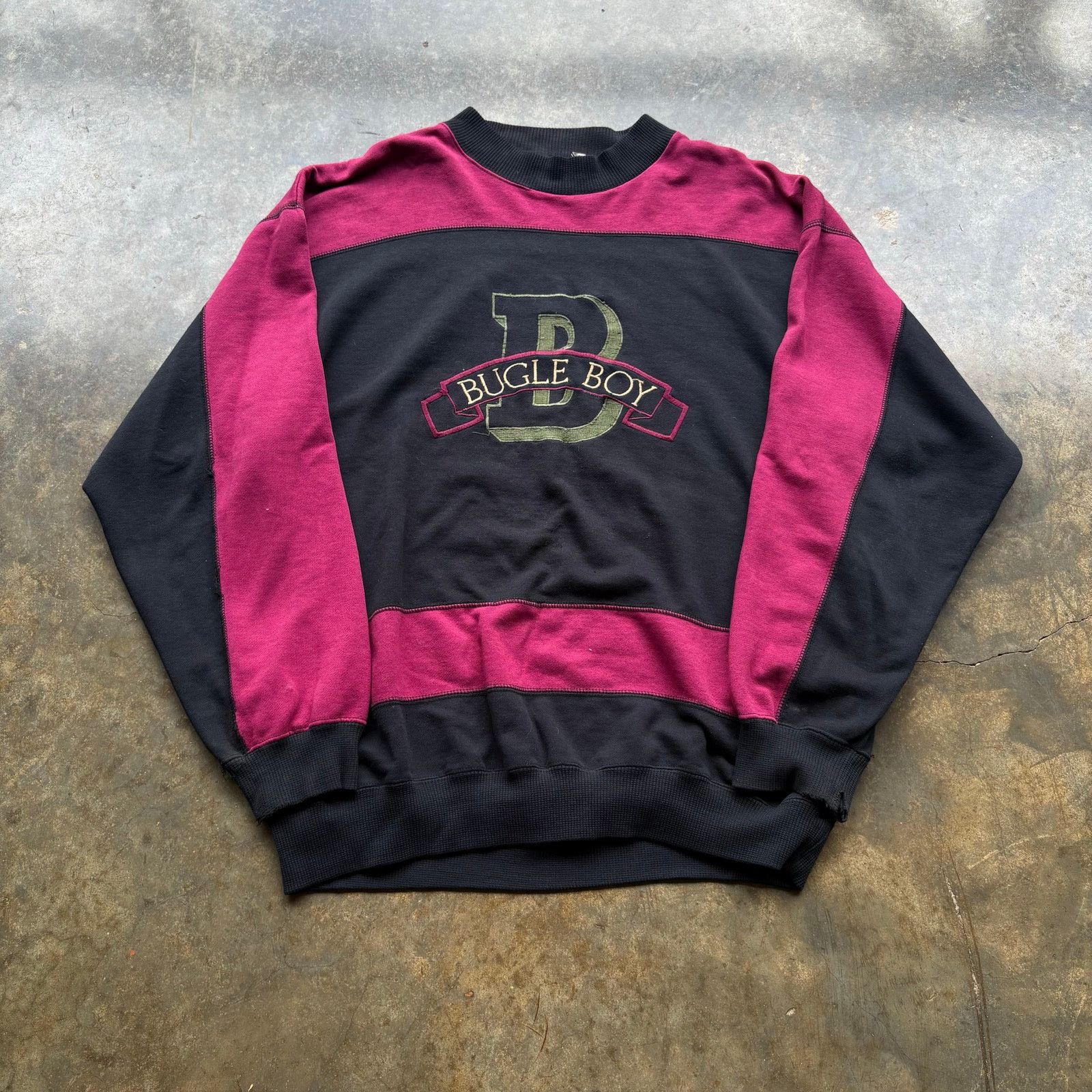 Bugle Boy Unique 90s Color block Bugle Boy Sweatshirt Size US XL / EU 56 / 4 - 1 Thumbnail