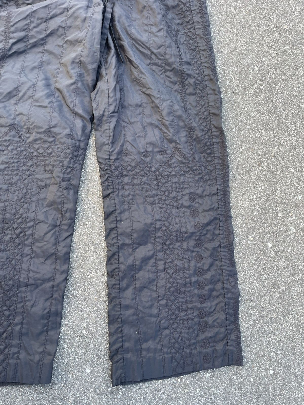Issey Miyake Sashiko Stitched Crinkle Pant Size 30" / US 8 / IT 44 - 4 Thumbnail