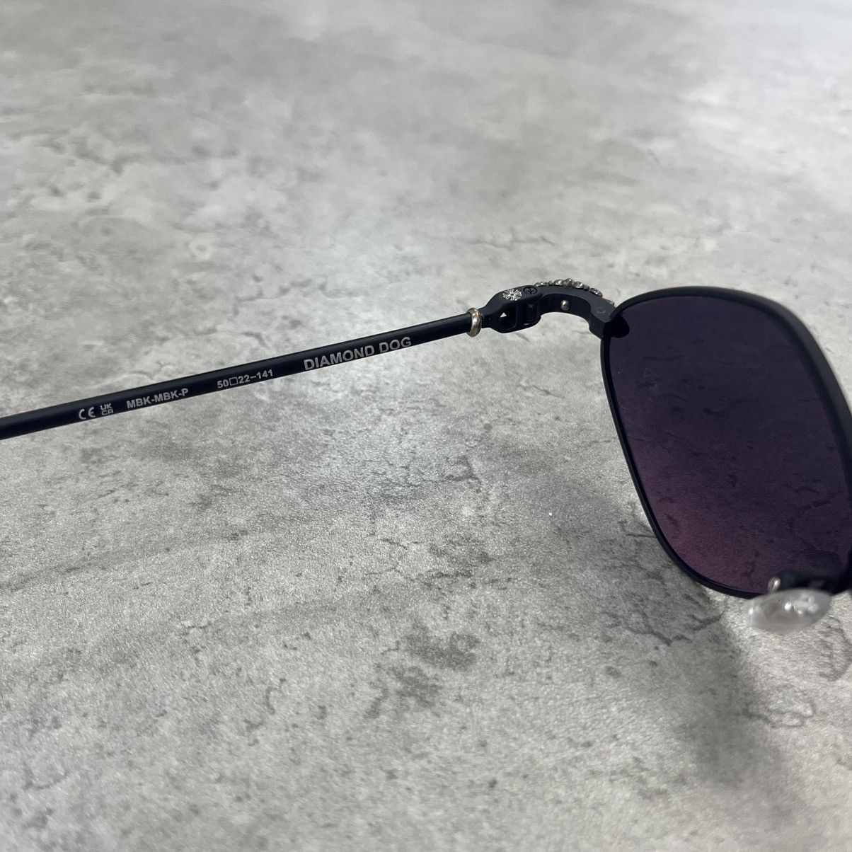 Chrome Hearts Chrome Hearts DIAMOND DOG Black Sunglasses Size ONE SIZE - 5 Thumbnail