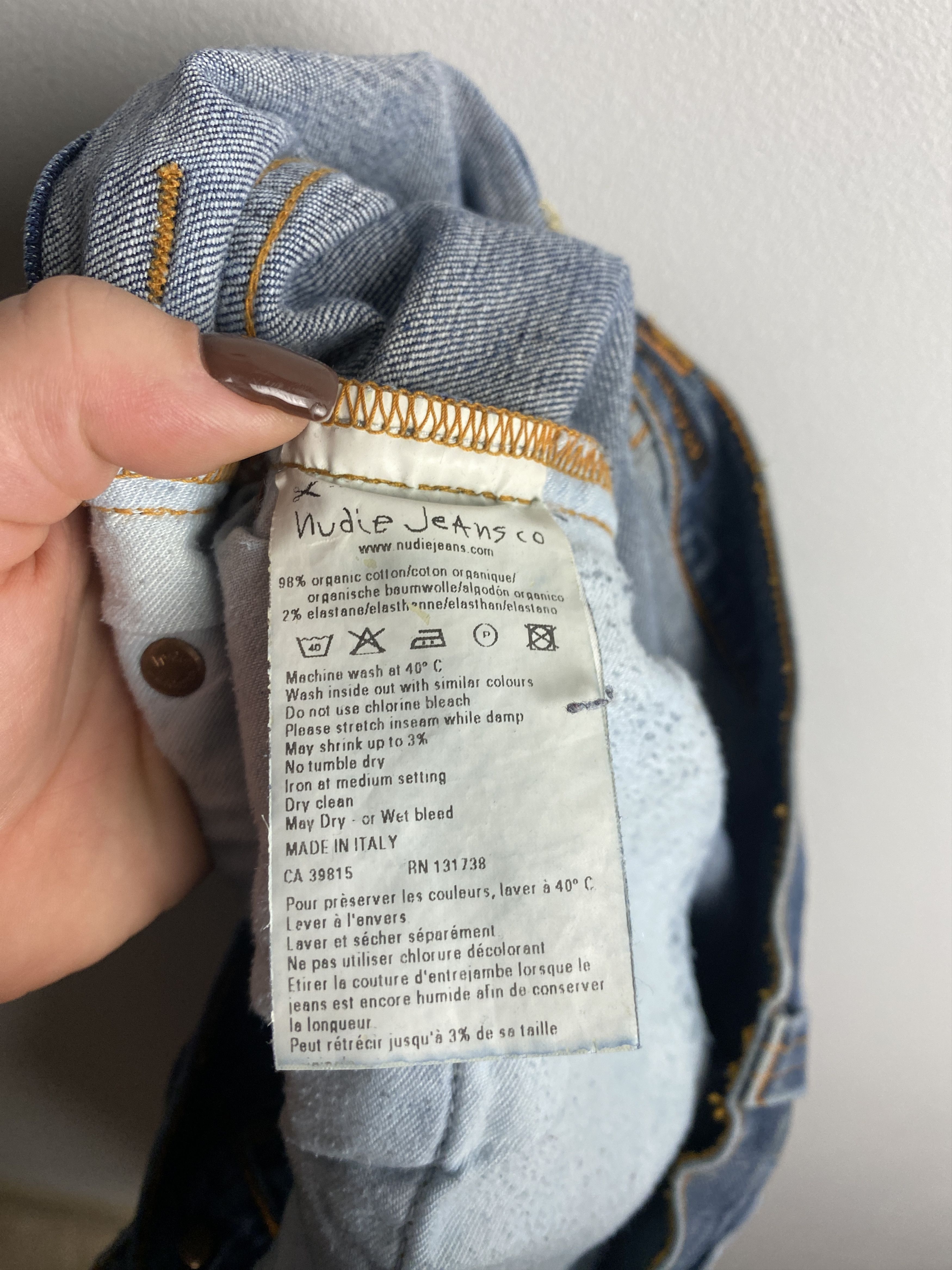 Nudie Jeans Nudie Jeans Thin Finn denim jeans pants Size US 31 - 8 Thumbnail
