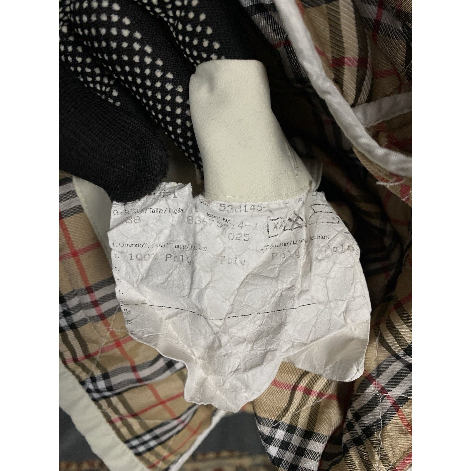Burberry Burberry Nova Check Vintage Women's White Beige Quilted Jack Size XS / US 0-2 / IT 36-38 - 14 Thumbnail