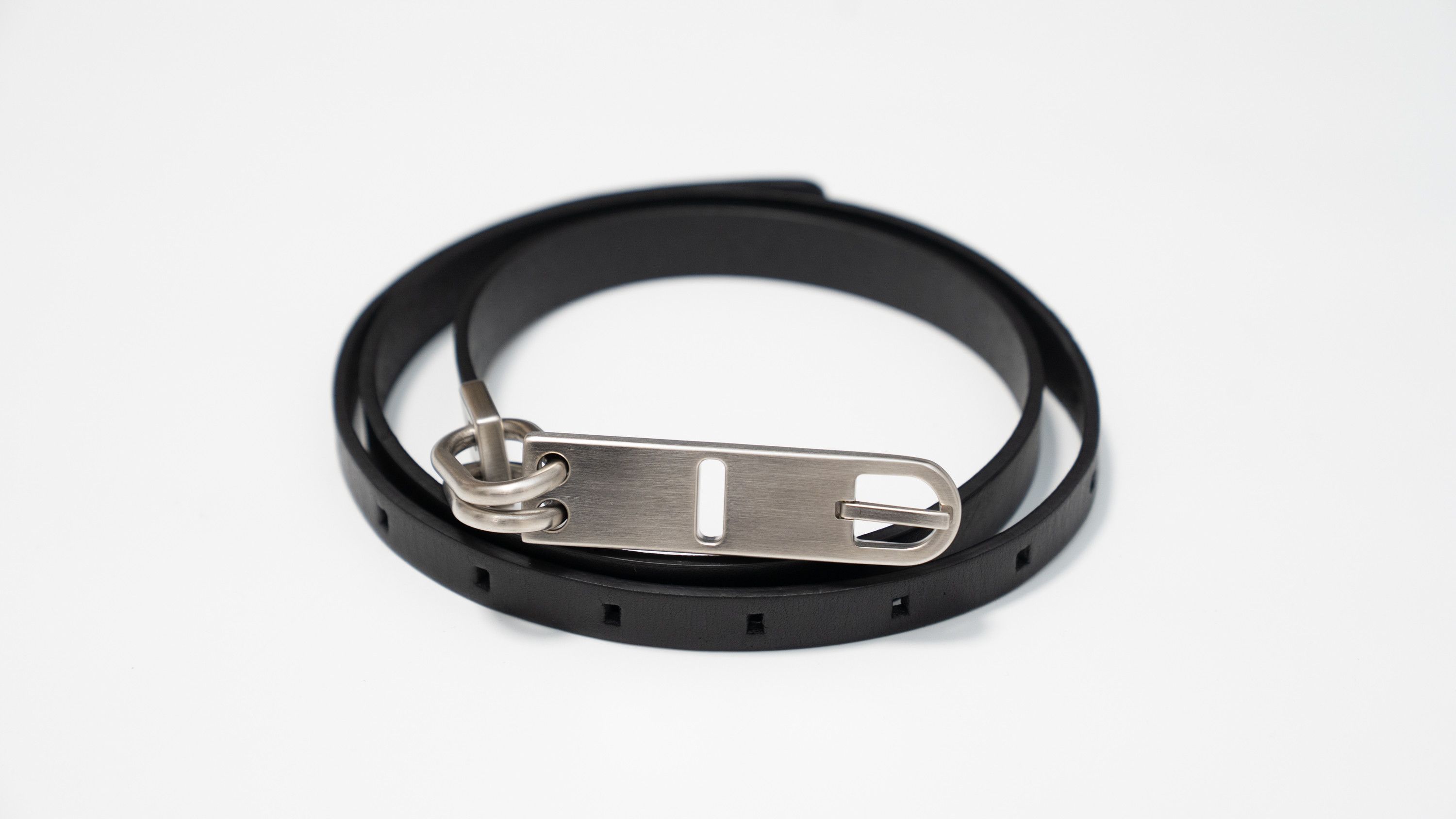 小物 Rick owens Tongue Belt GETHSEMANE 105cm Rick Owens Tongue Leather Belt – Justin Reed