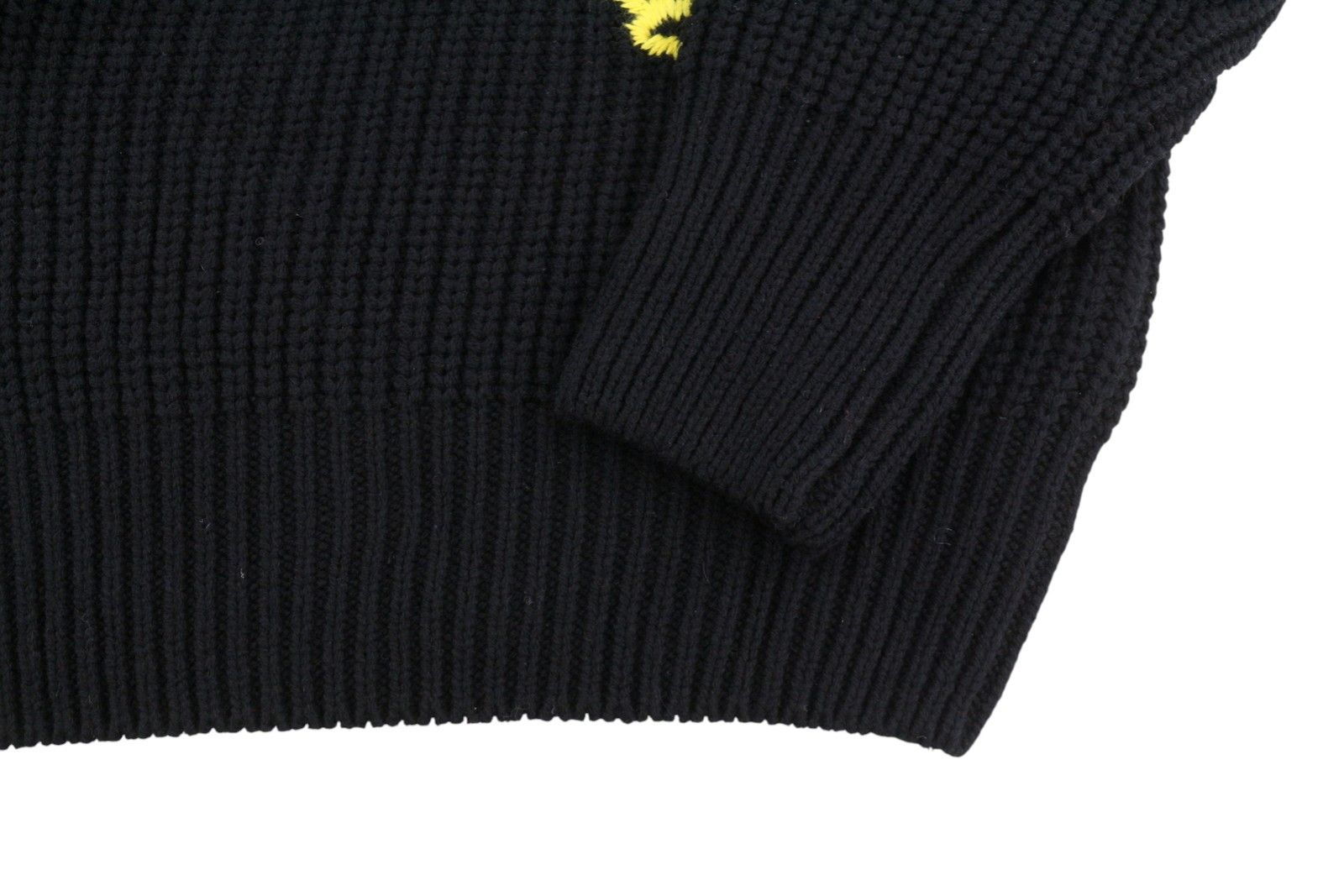 Desigual JERS LARSON XS Black Floral Knit Oversized Jumper 88686 Size XS / US 0-2 / IT 36-38 - 6 Thumbnail