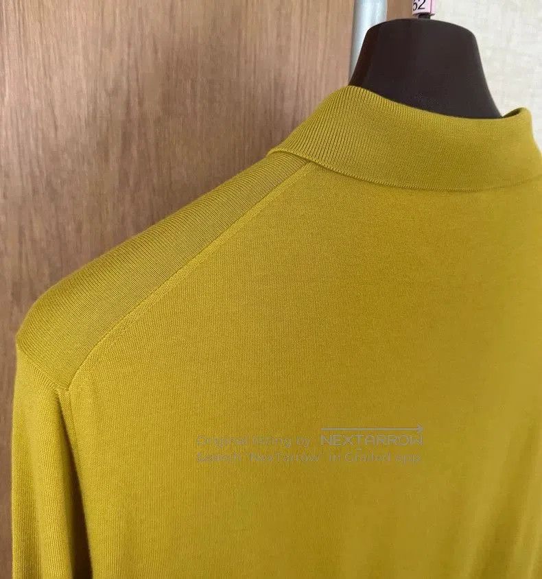Loro Piana Loro Piana Long Sleeve Knit Polo. Size US XXL / EU 58 / 5 - 7 Thumbnail