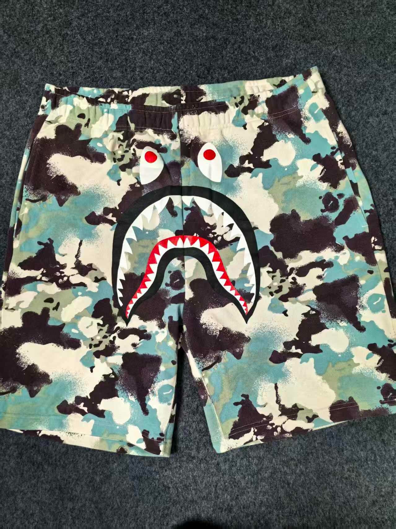 Bape Bape X Multi Shark Shorts Designer Size US 38 / EU 54 - 1 Thumbnail