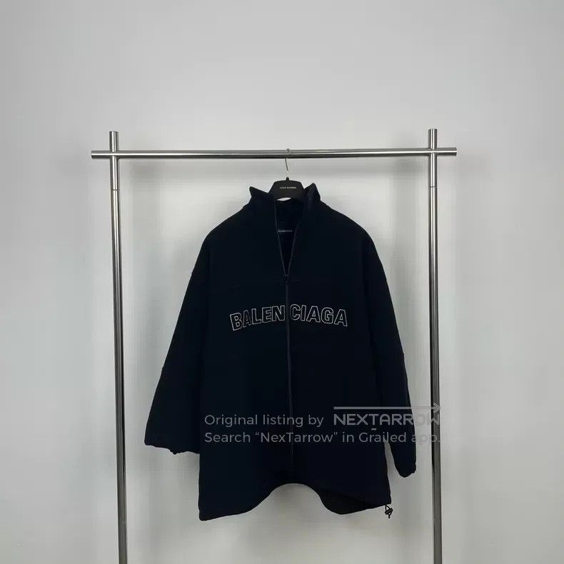Balenciaga Balenciaga Fleece jacket outerwear cotton coat Size US S / EU 44-46 / 1 - 1 Thumbnail