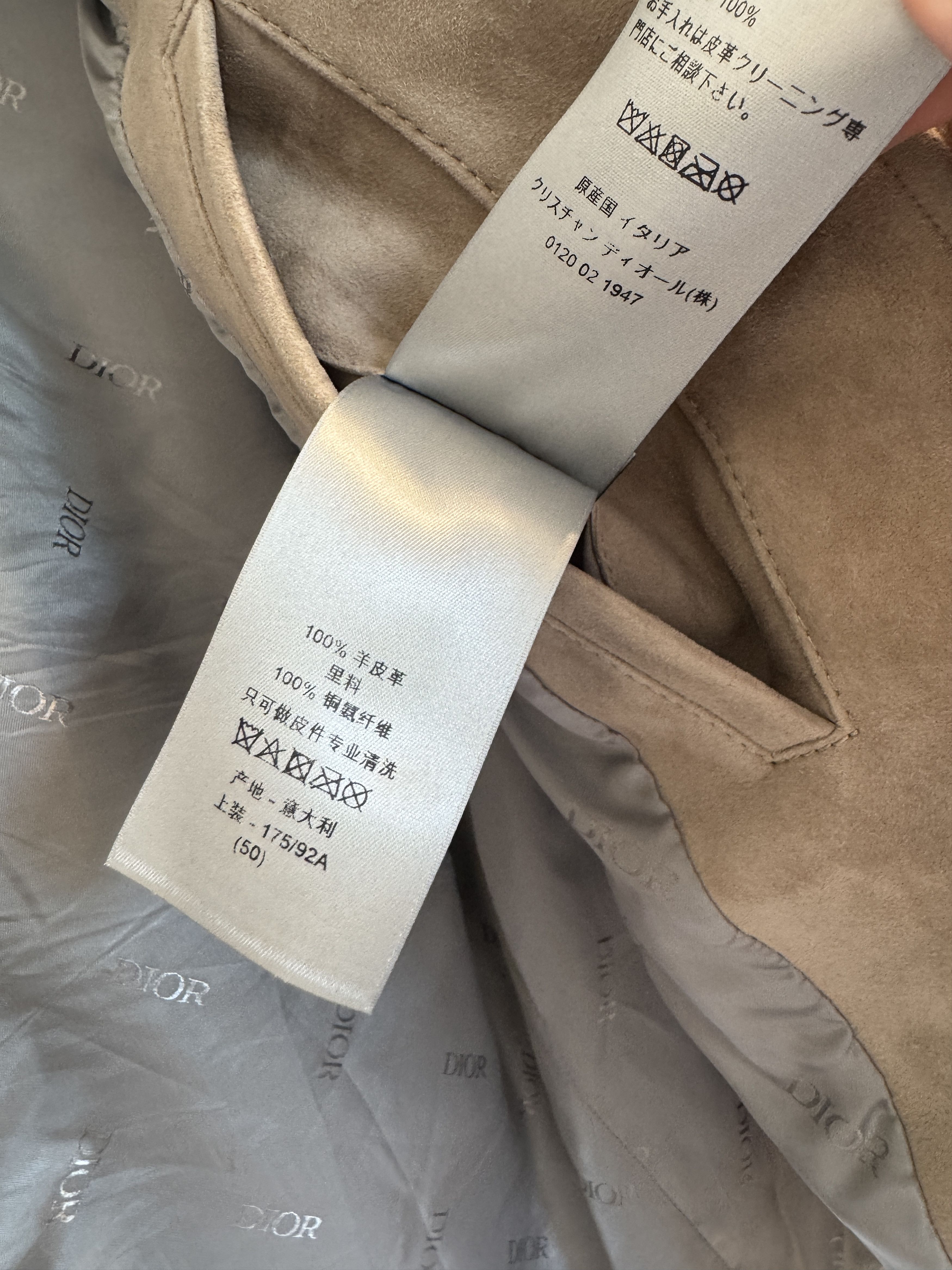 Dior Dior Grey Suede Jacket Size US M / EU 48-50 / 2 - 10 Thumbnail