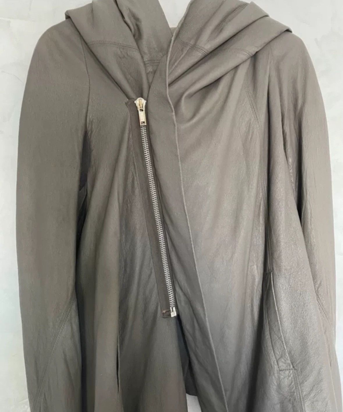 Rick Owens Rick Owens Sheepskin Hooded Pioneer Design Khaki Brown Jacke Size US S / EU 44-46 / 1 - 6 Thumbnail