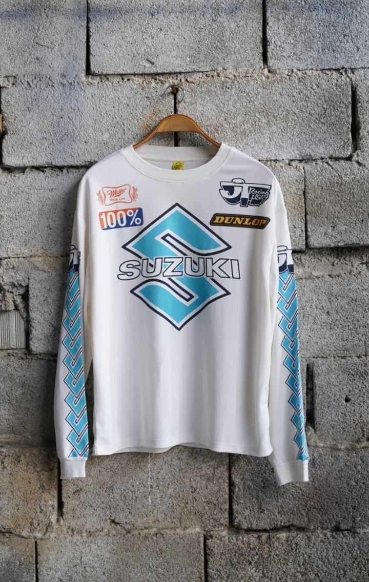 Vintage Suzuki Motocross Racing Oversized Jersey Size US L / EU 52-54 / 3 - 6 Thumbnail