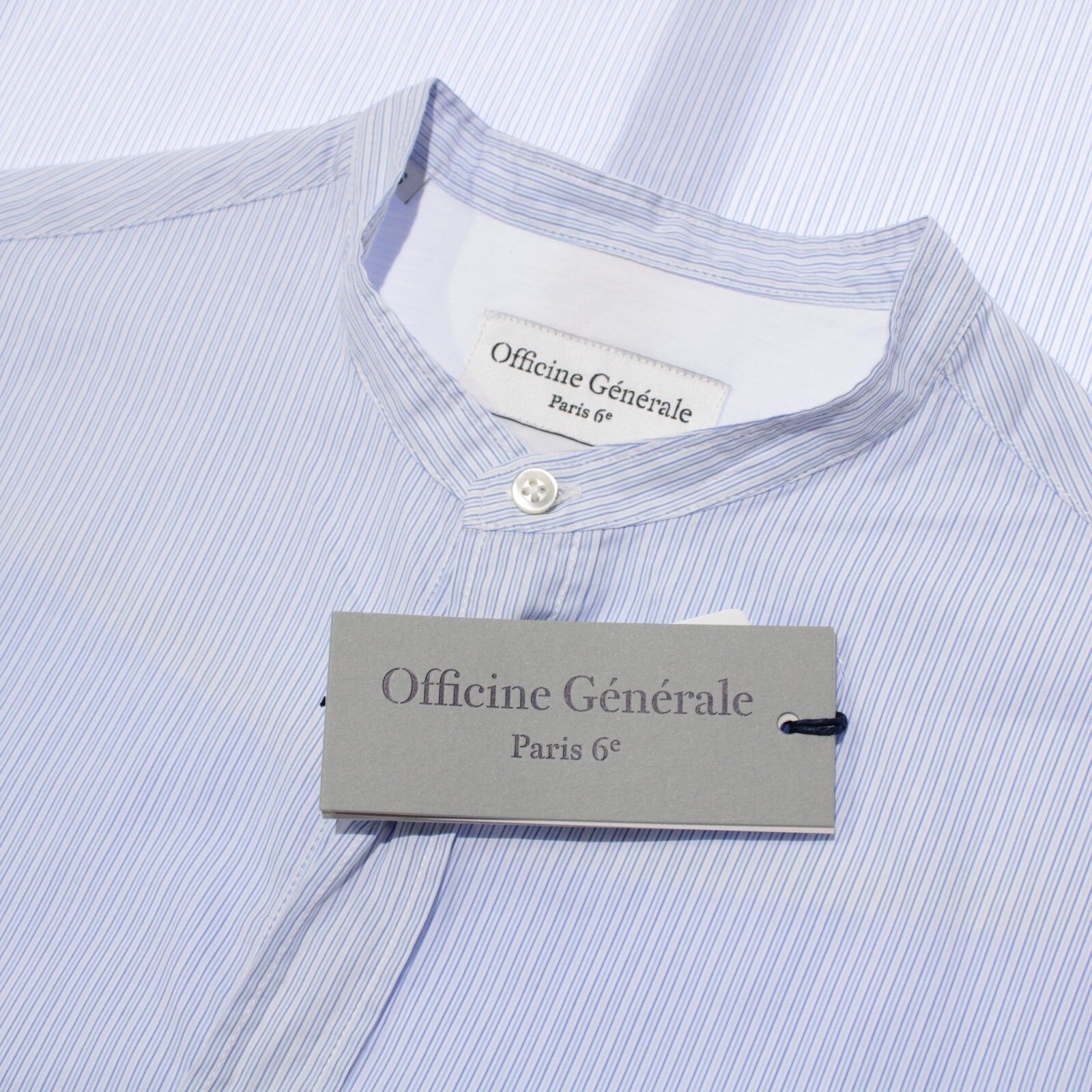 Officine Generale Officine Generale New with tags Shirt Size S US In Blue Size US S / EU 44-46 / 1 - 1 Thumbnail