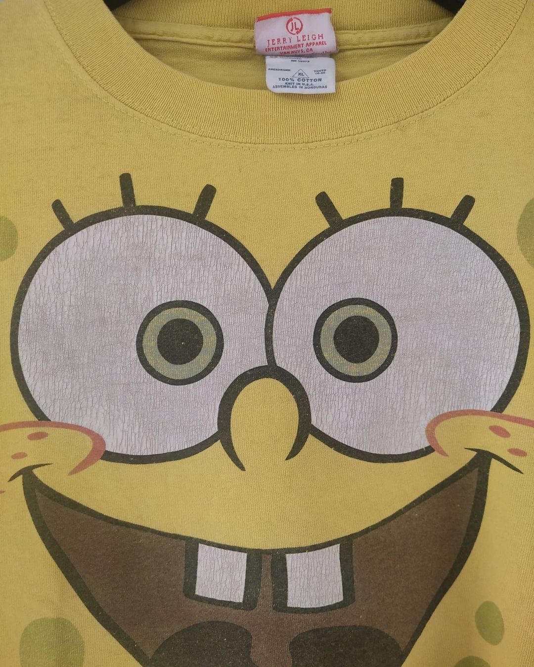 Cartoon Network × Nickelodeon × Vintage (c)2004 SpongeBob Squarepants Yellow Florida Tees Size US M / EU 48-50 / 2 - 3 Thumbnail