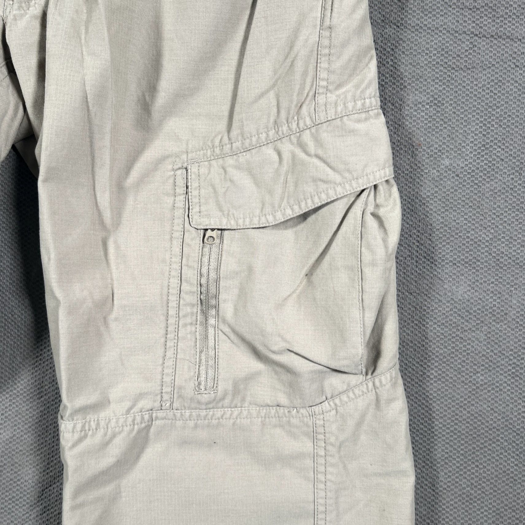 Vintage BLACKHAWK! Trousers Mens Cargo Straight Leg Beige 30x32 Utility Pockets Casual Size US 30 / EU 46 - 5 Thumbnail