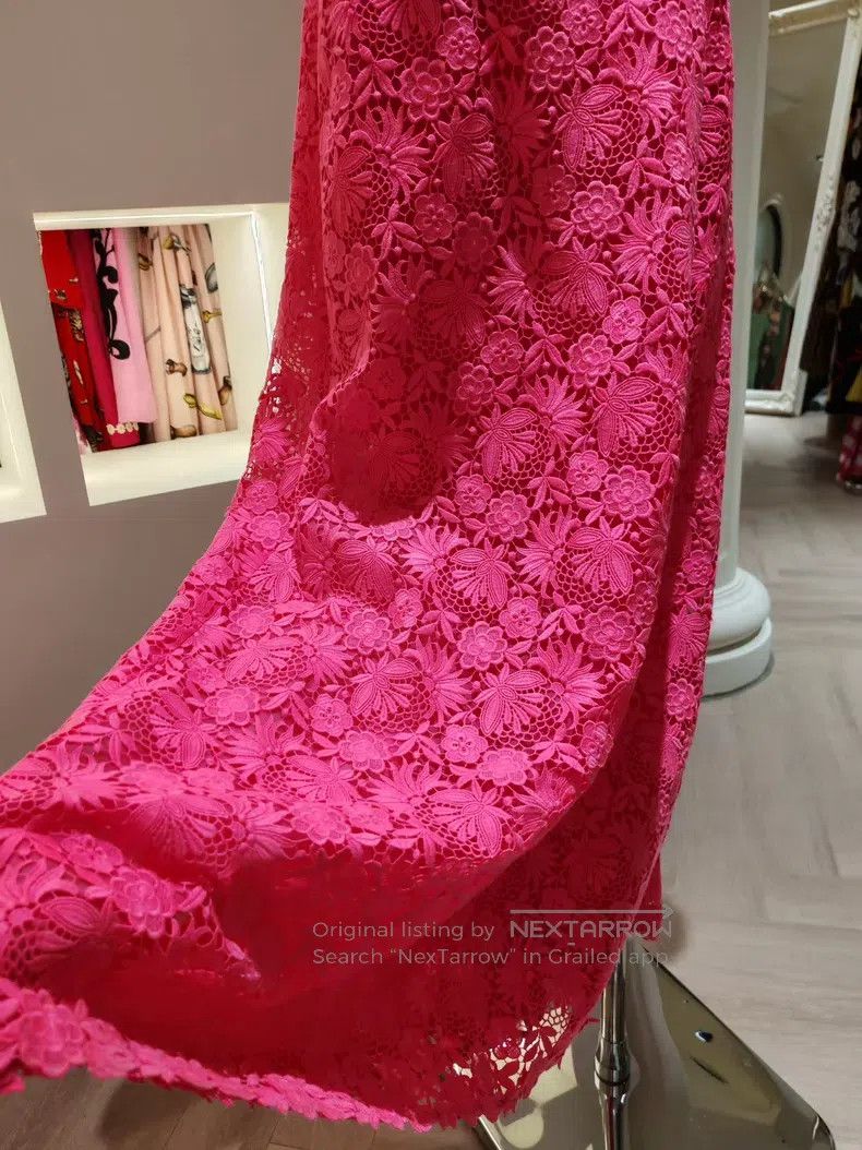 Valentino Valentino Rose red lace dress Size XS / US 0-2 / IT 36-38 - 5 Thumbnail