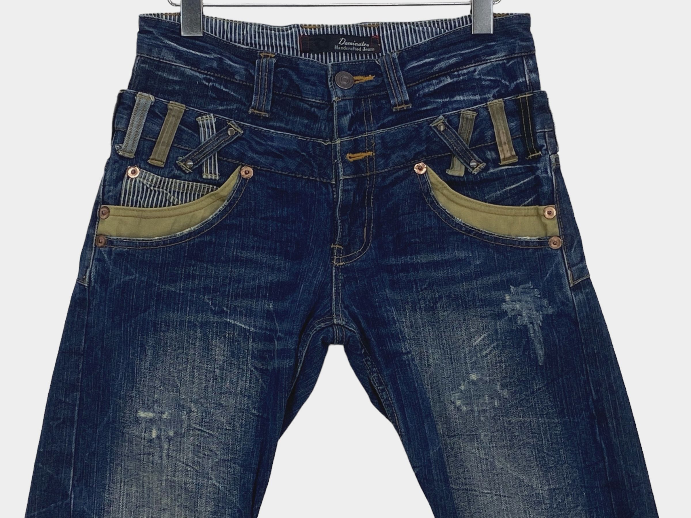 Japanese Brand Dominates Jeans Double Waist Jeans Japanese Jeans Size US 30 / EU 46 - 3 Thumbnail