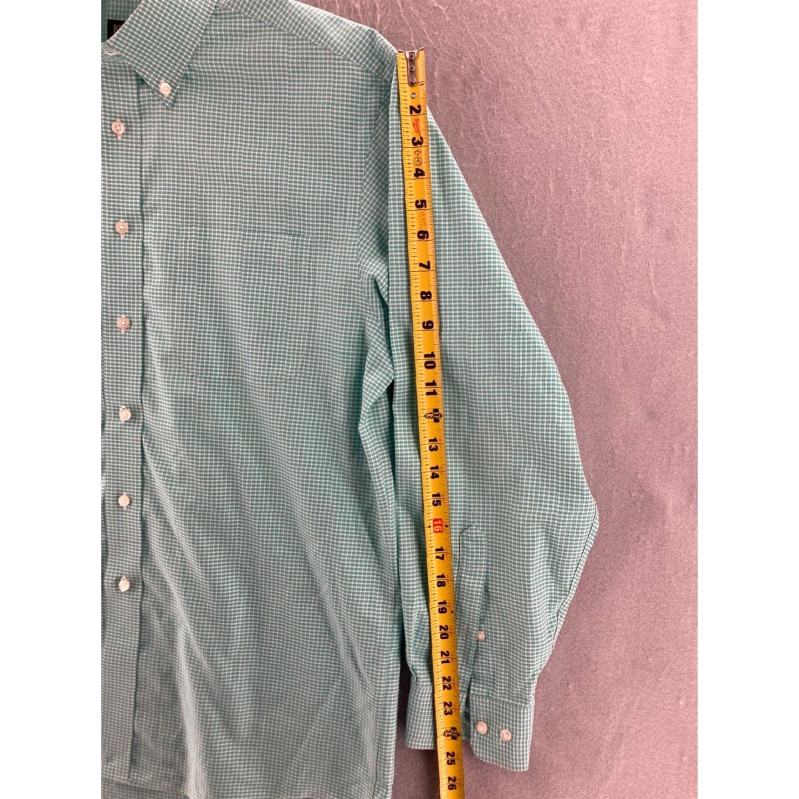 Jos. A. Bank Jos A Bank Traveler Shirt Mens Medium Mint green Size US M / EU 48-50 / 2 - 4 Thumbnail