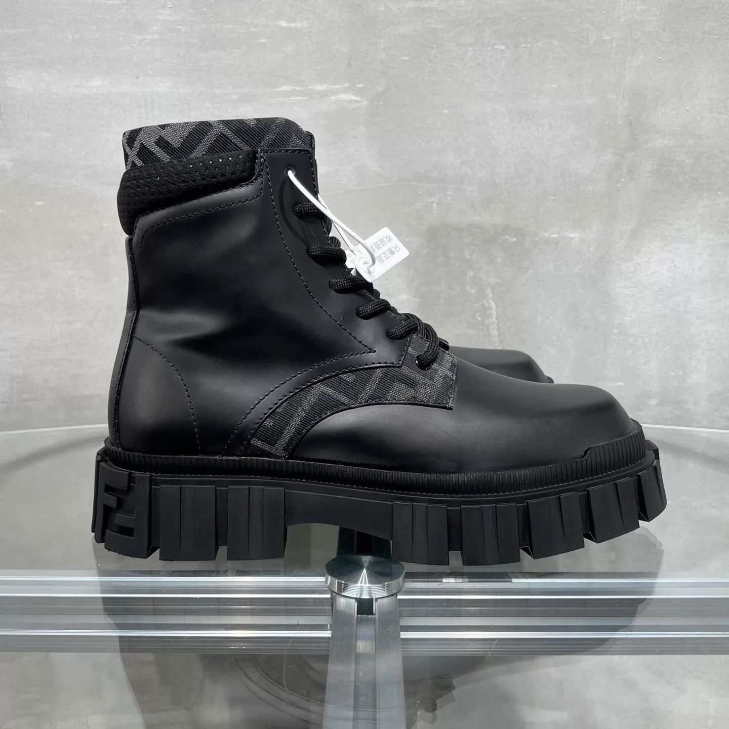 Fendi FENDI FF Monogram Platform Black UK6.5/40.5 Boots Size US 7.5 / EU 40-41 - 4 Thumbnail