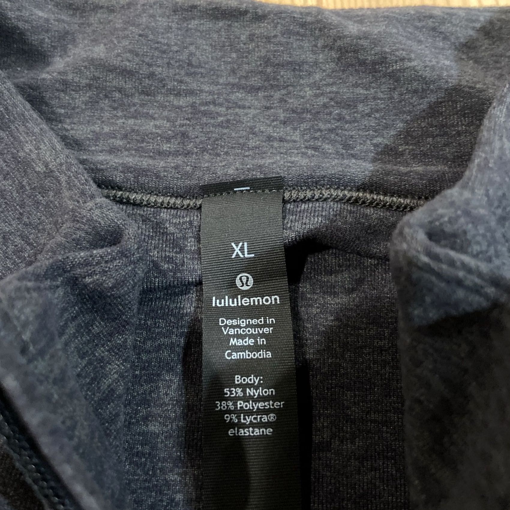 Lululemon lululemon Mock Neck Zip Activewear Top Long Sleeve XL Black Camouflage Slim Breathable Knit Unisex Adults Running & Jogging Pullover Activewear Top Size US XL / EU 56 / 4 - 2 Thumbnail