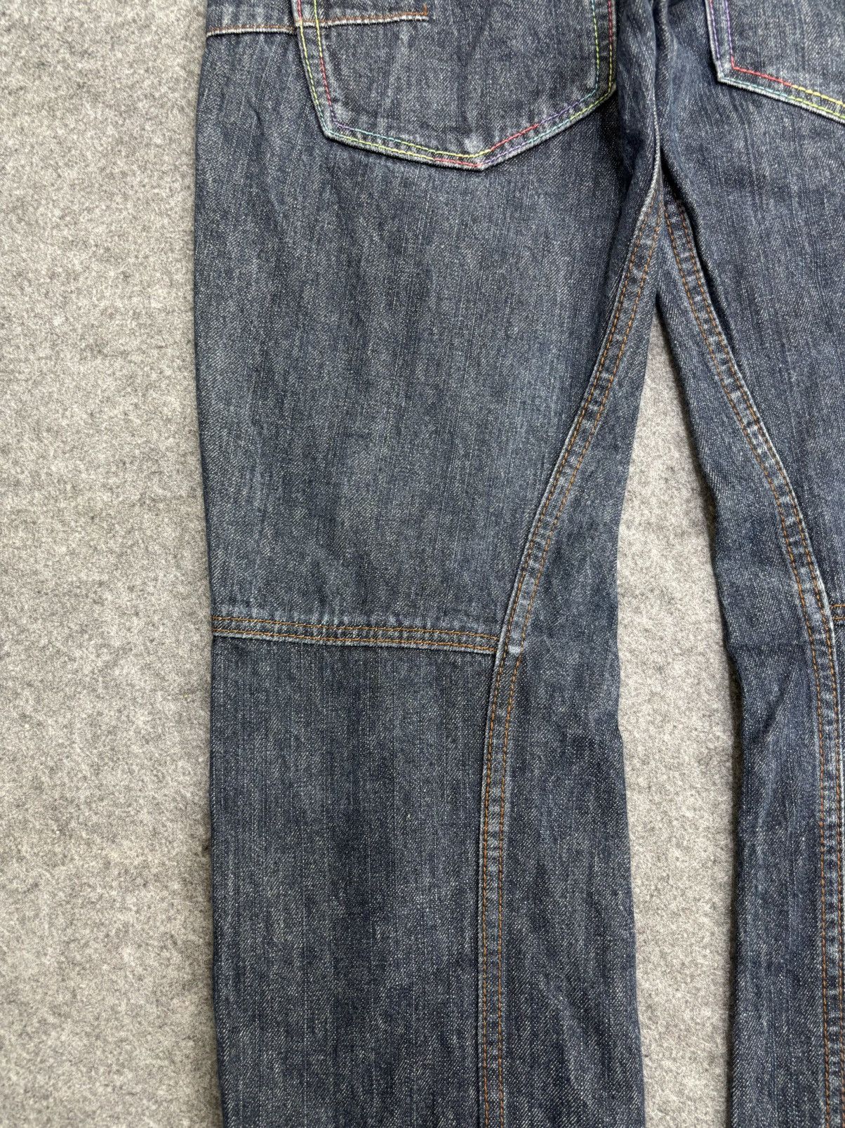 Japanese Brand 💥Double Waist💥Dominate Cool Design Zipper Denim F590 Size US 30 / EU 46 - 16 Thumbnail