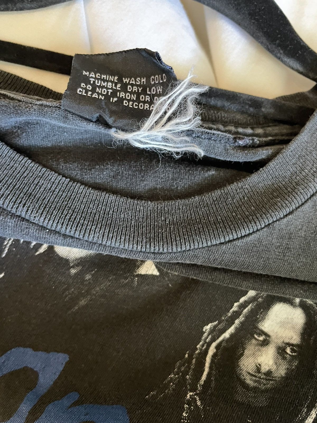 Band Tees × Vintage Vintage Black Faded 90s Y2K Korn Nu Metal Band Tshirt S Rare Size US S / EU 44-46 / 1 - 6 Thumbnail