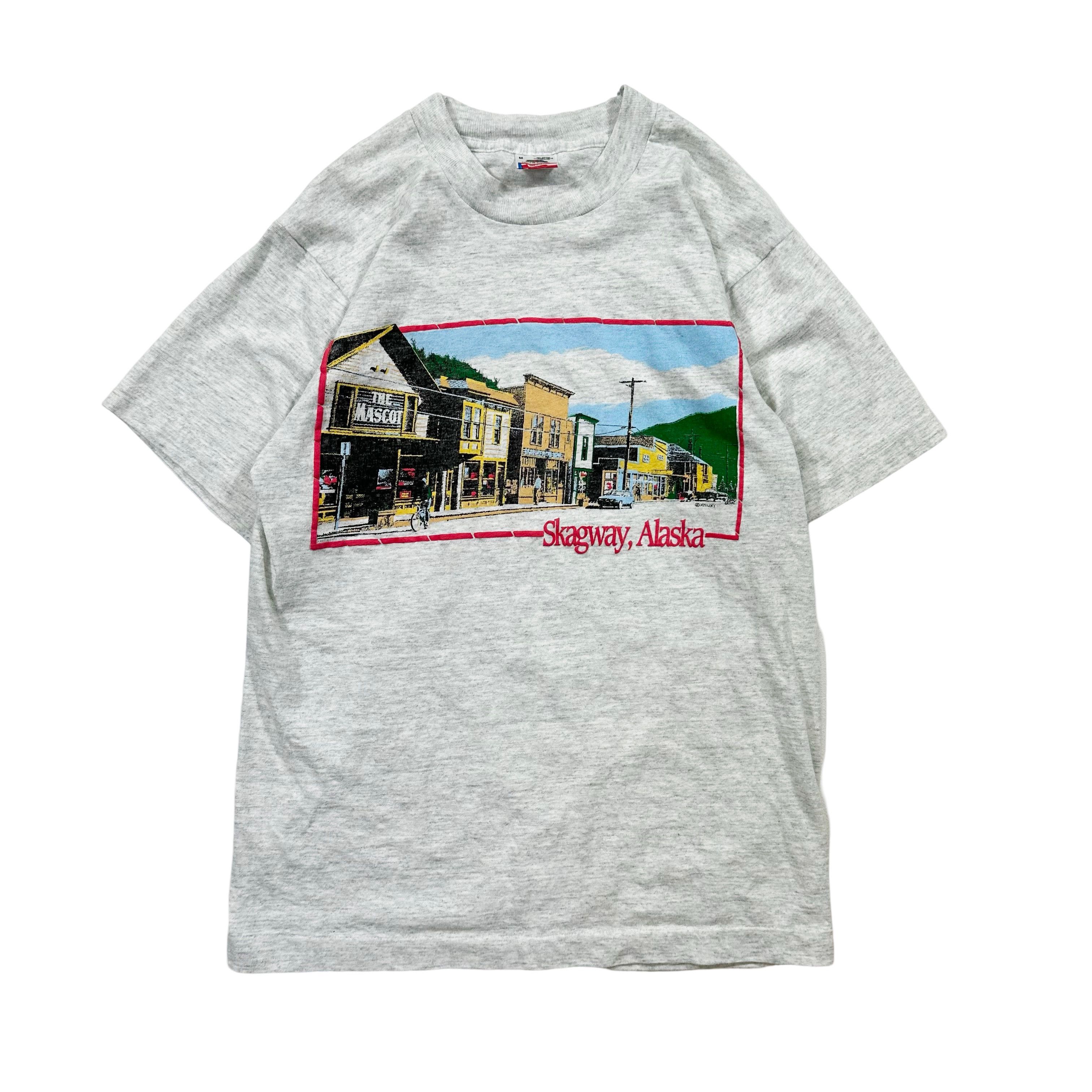Vintage Vintage 90s Single Stitch Puff Print Alaska Graphic T Shirt Size US M / EU 48-50 / 2 - 1 Thumbnail