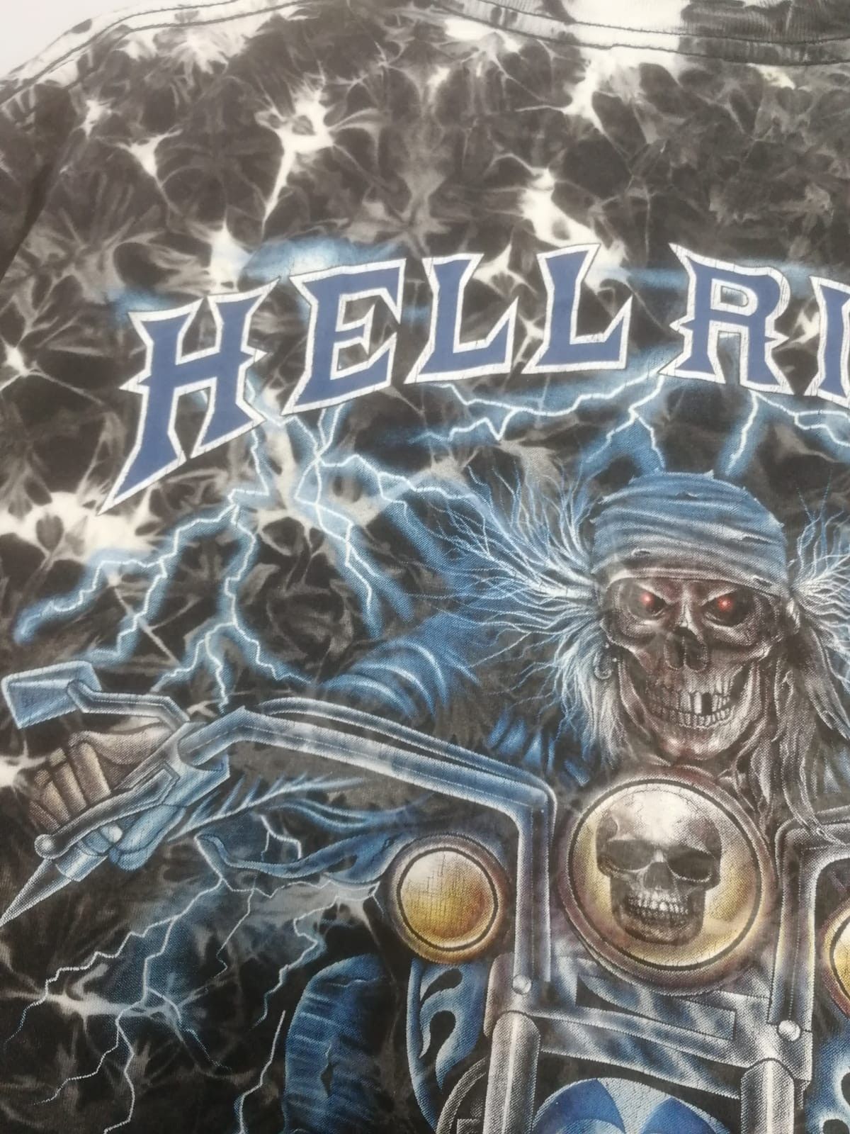 Band Tees Vintage hellrider Moto y2k tee vintage skull rare Size US L / EU 52-54 / 3 - 8 Thumbnail
