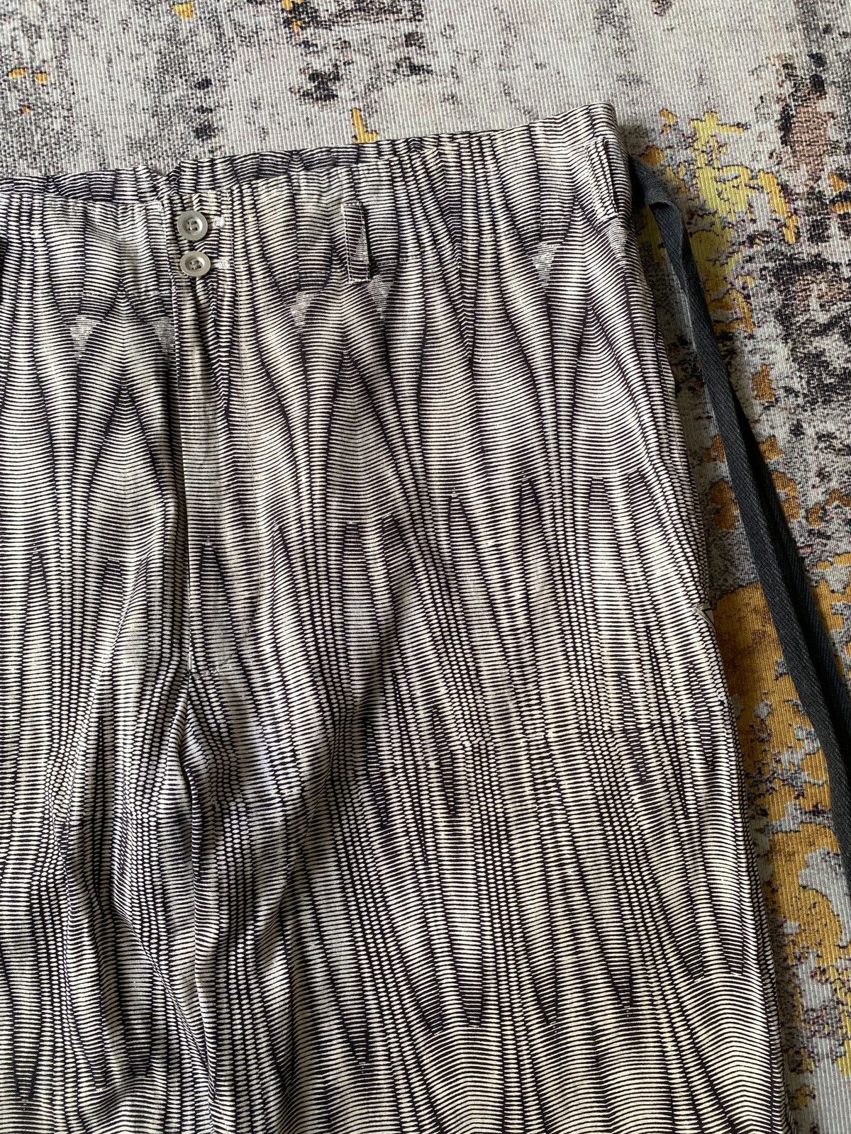 Japanese Brand Junko Koshino Artist Life Zebra Design Pant Size US 36 / EU 52 - 10 Thumbnail