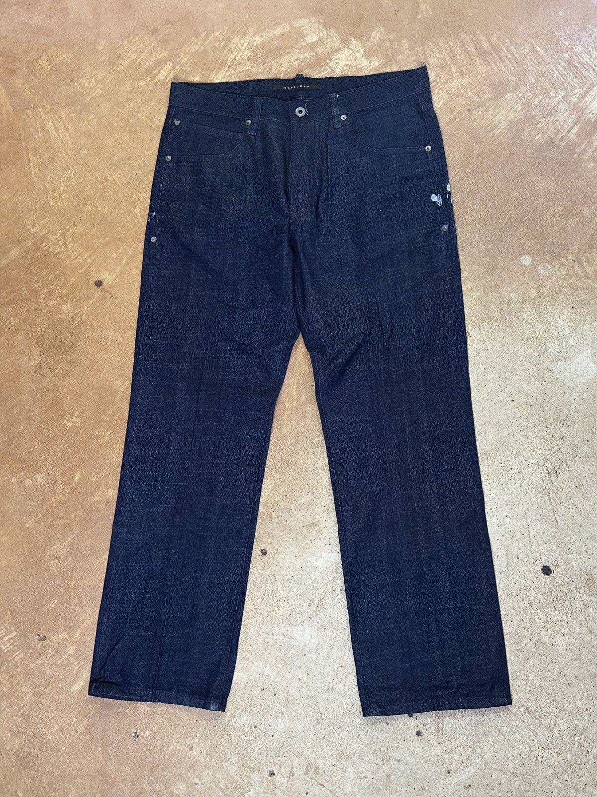 Sean John Sean John Bleach Distressed Baggy Jeans Size US 36 / EU 52 - 1 Thumbnail