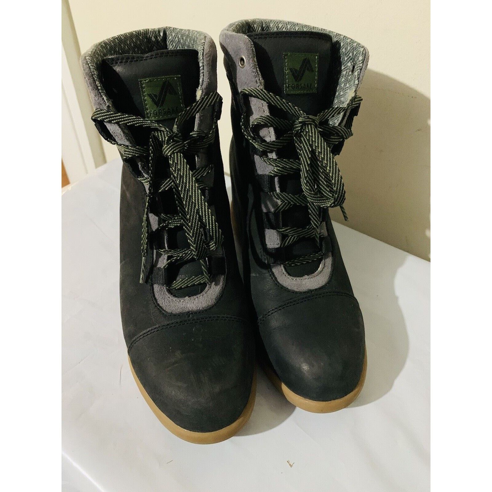 & Other Stories Forsake Alma Wedge Outdoor Sneaker Boots Black Size 7.5 Size US 7.5 / IT 37.5 - 1 Thumbnail
