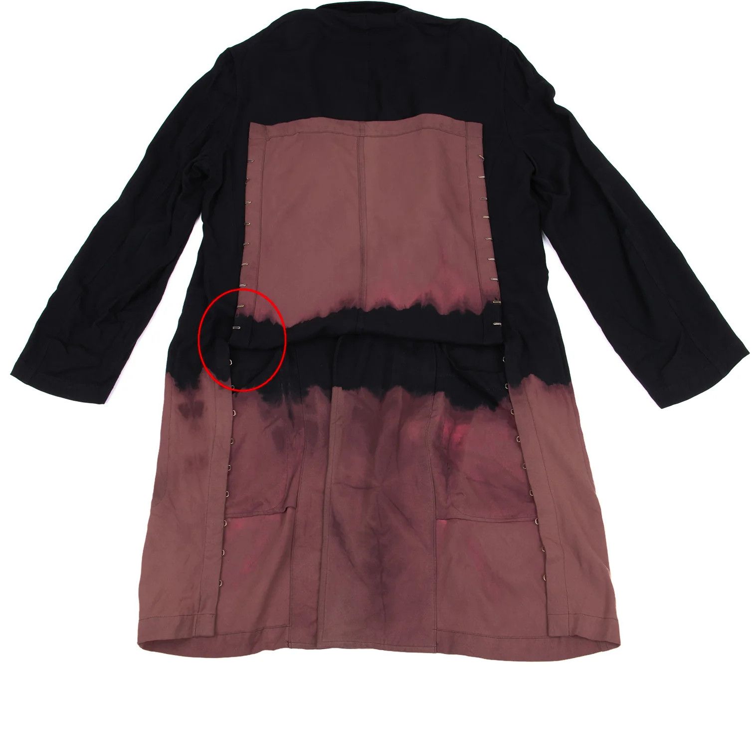 Comme des Garcons Homme Plus Long Jacket in Black and Pink, Size M Size US M / EU 48-50 / 2 - 14 Thumbnail