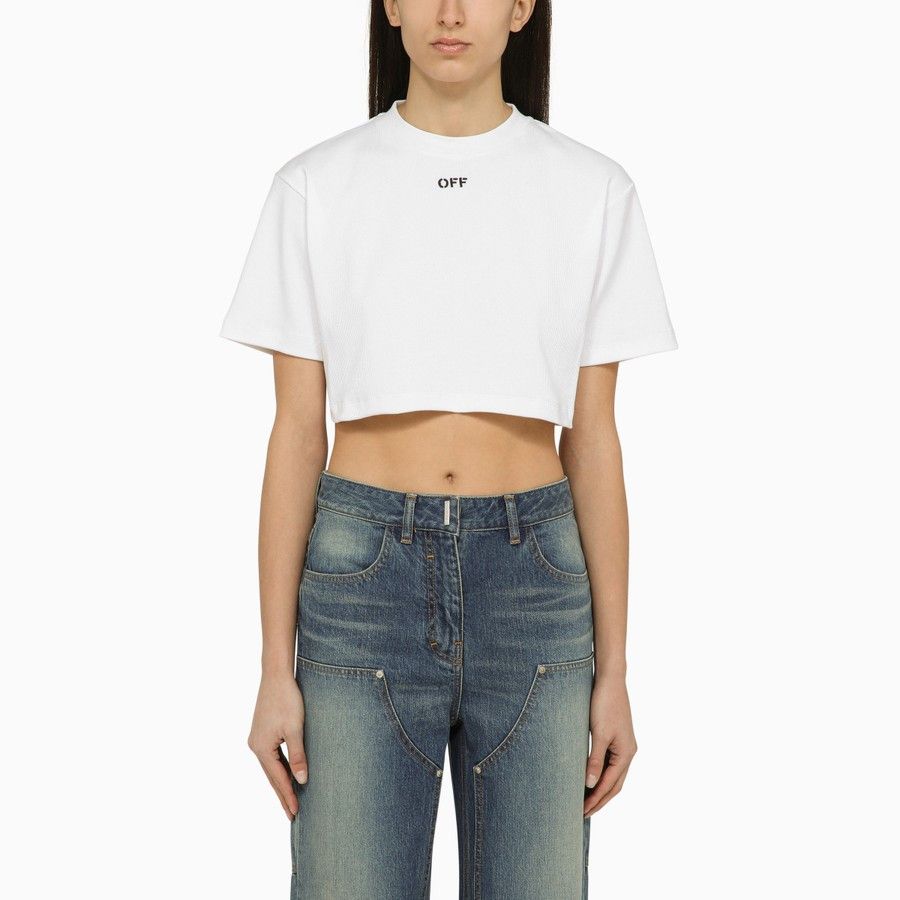 image of Off White O1D2Blof0124 T-Shirt In White, Women's (Size XS)
