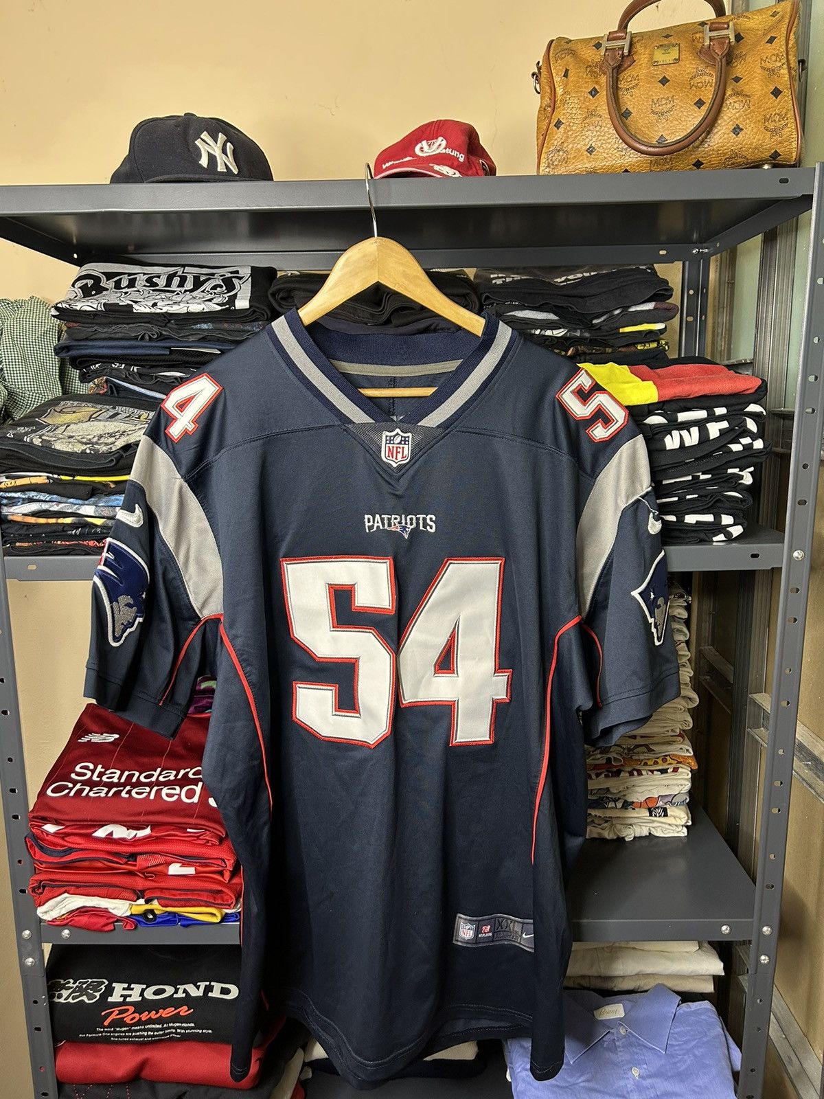 NFL × Nike Vintage NFL Nike Patriots #54 Hightower Jersey XXL Size US XXL / EU 58 / 5 - 1 Thumbnail