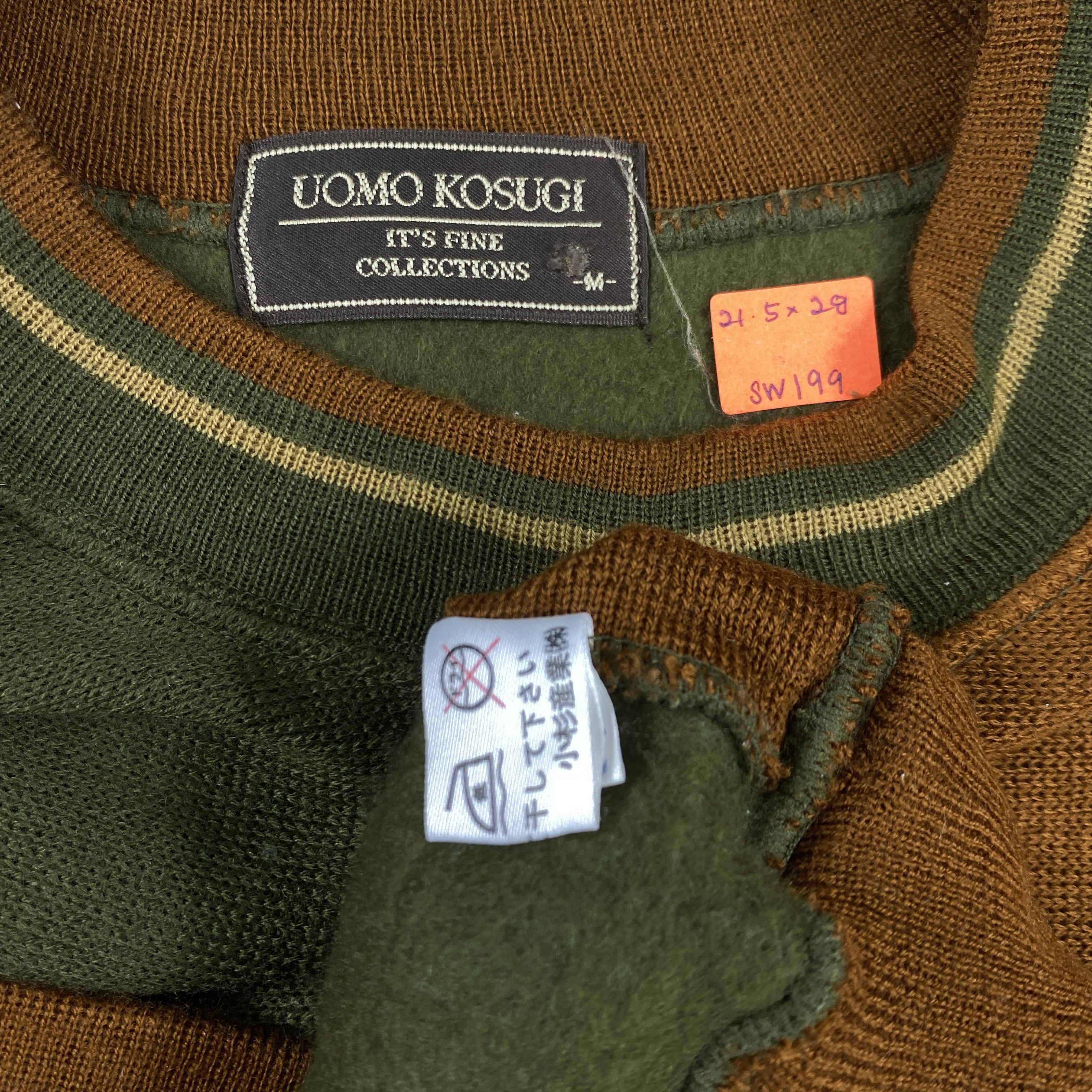 Japanese Brand Japanese Uomo Kosugi Crewneck Sweatshirt - SW199 Size US M / EU 48-50 / 2 - 3 Thumbnail