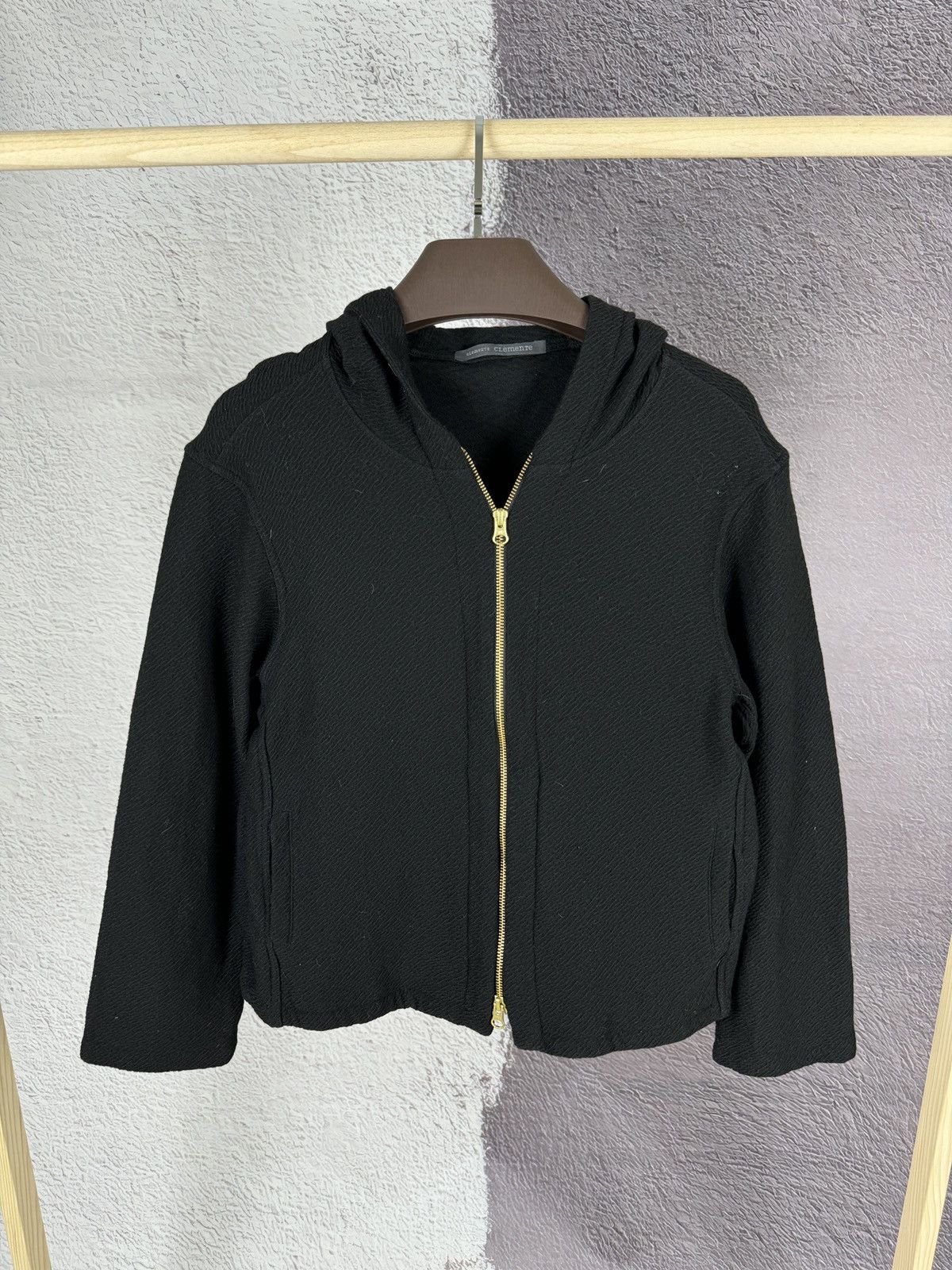 Other Elemente Clemente black double zipper wool cotton hoodie Size S / US 4 / IT 40 - 1 Thumbnail