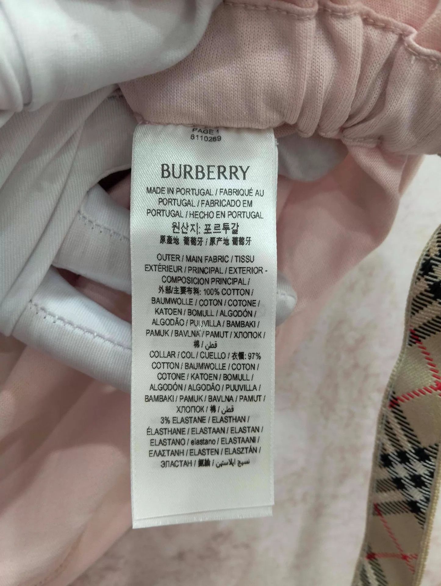 Burberry Burberry Waisted Crew Neck Short Sleeve Tee XS 95 New Size XS / US 0-2 / IT 36-38 - 7 Thumbnail