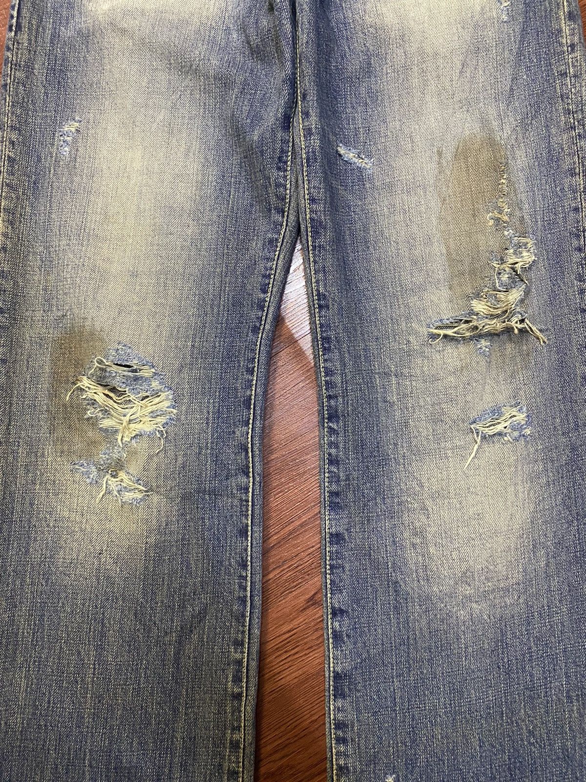 Japanese Brand Vintage Y2K Japanese Brands Mud Wash Grunge Jeans Size US 27 - 5 Thumbnail