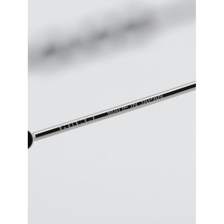Gucci Gucci GG1938O 002 Eyeglasses Silver 54mm Rimless Square Fram Size ONE SIZE - 4 Thumbnail