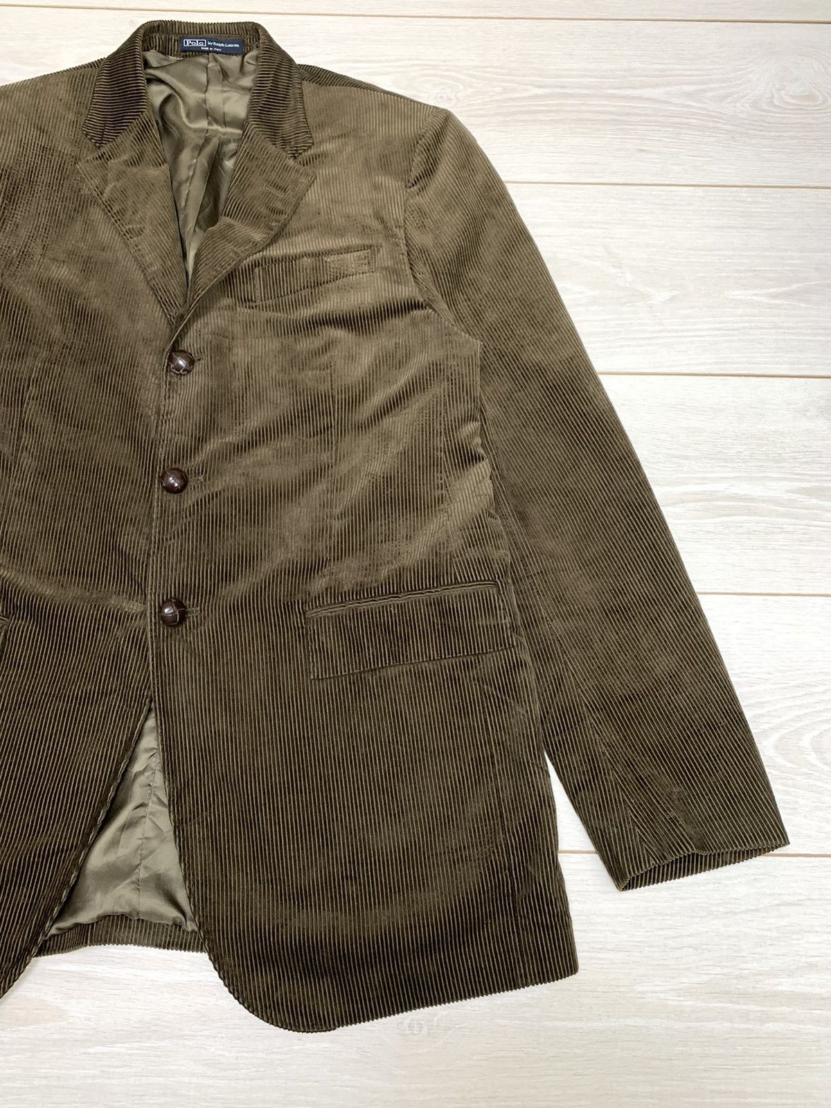Polo Ralph Lauren Vintage POLO RALPH LAUREN Corduroy Blazer Work Jacket Size 52R - 3 Thumbnail