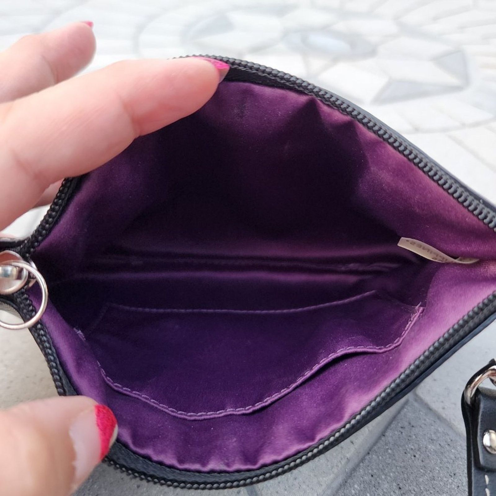 Coach Coach 1941 SOHO Pleated Leather Zip Clutch Wristlet Size ONE SIZE - 9 Thumbnail