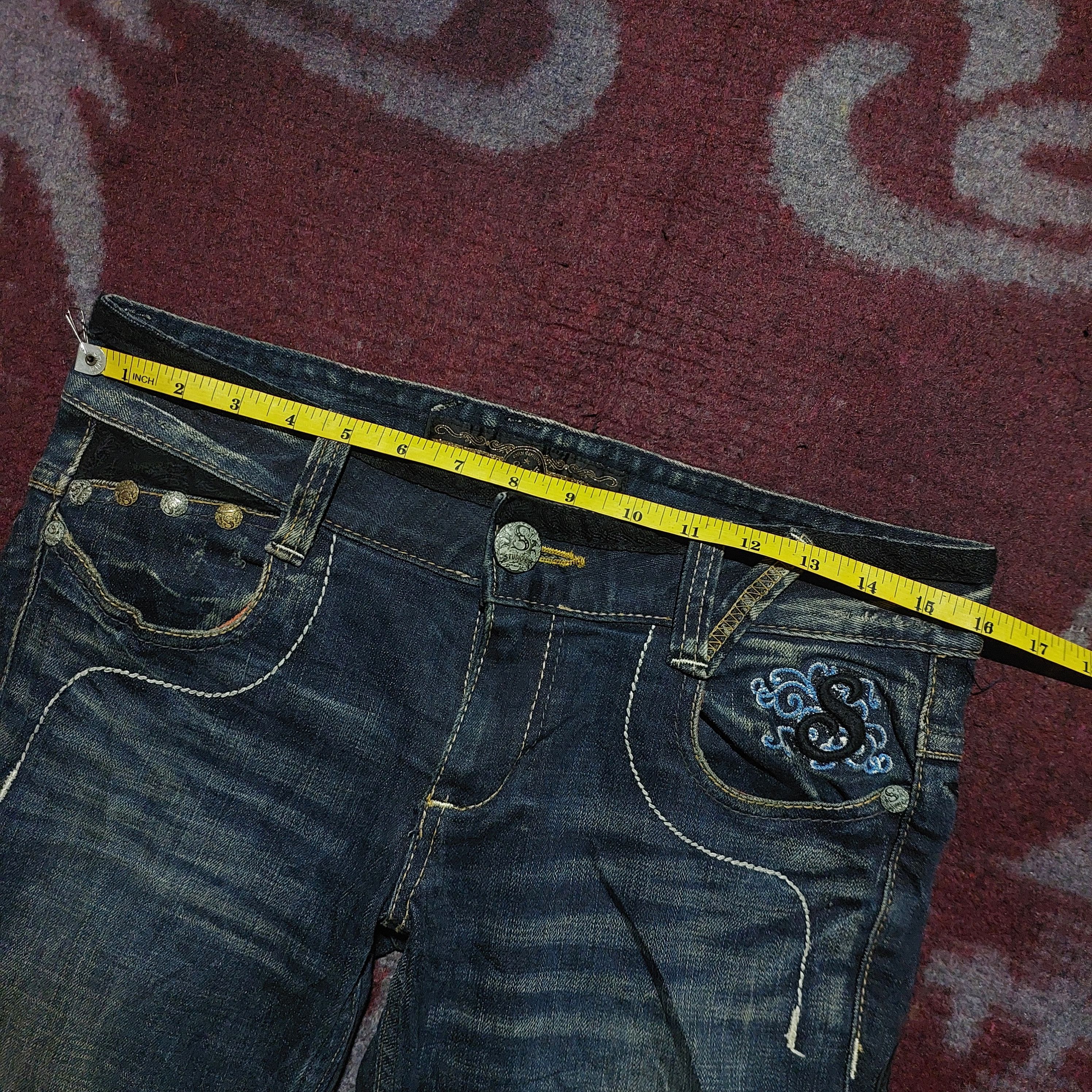Hysteric Glamour Studio R.P Butterfly Embroidered Studded bootcut Denim Size US 32 / EU 48 - 15 Thumbnail